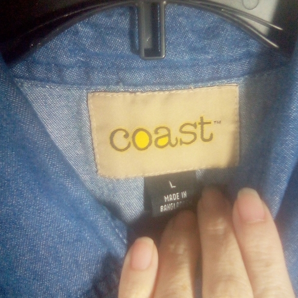 Coast Denim Chambray Trucker Shirt Road King - Picture 6 of 16